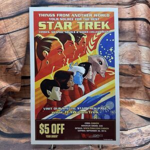 Star Trek / Marvel Civil War II TFAW Promo Flyer Ad Insert IDW Comic Books